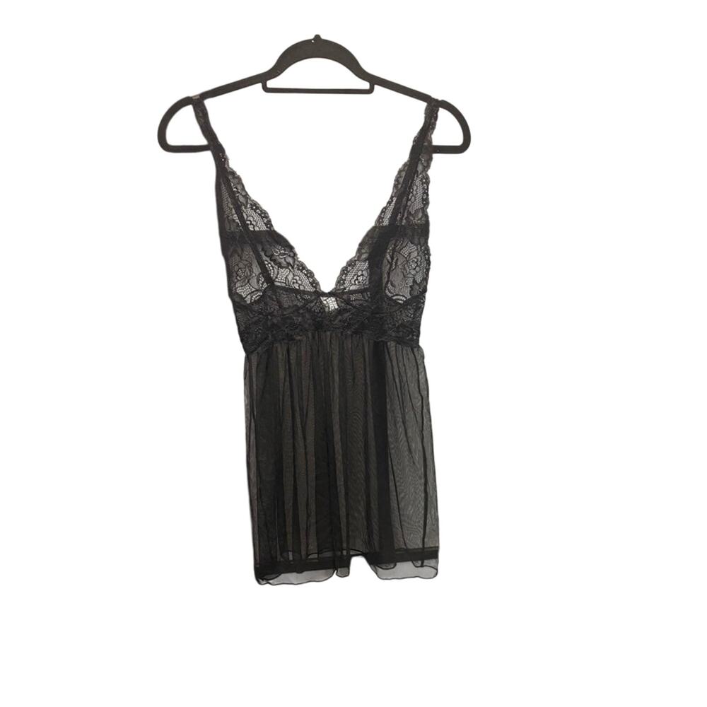 Women's Lingerie Black Baby Doll lace Medium